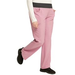 Mid Rise Straight Leg Pull-on Pant